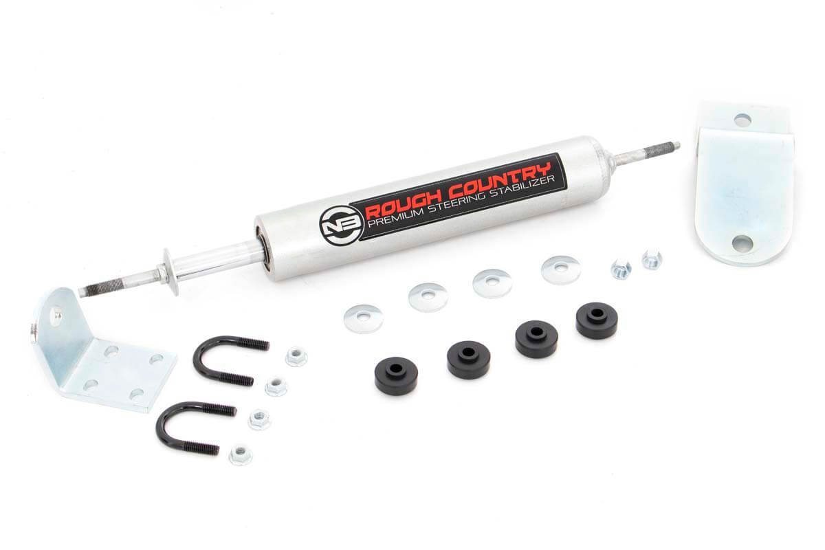 Rough Country Dodge Steering Stabilizer 94-01 1500 2WD 94-02 2500/3500 2WD 8738730