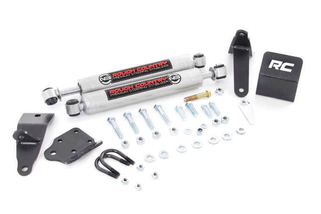 Dual Steering Stabilizer Dodge Ram 2500 3500 2003-2012 4wd