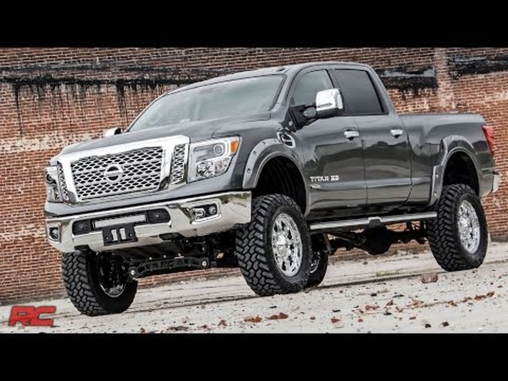 Rough Country 6in For Nissan Suspension Lift Kit 16-21 Titan XD 4WD -3