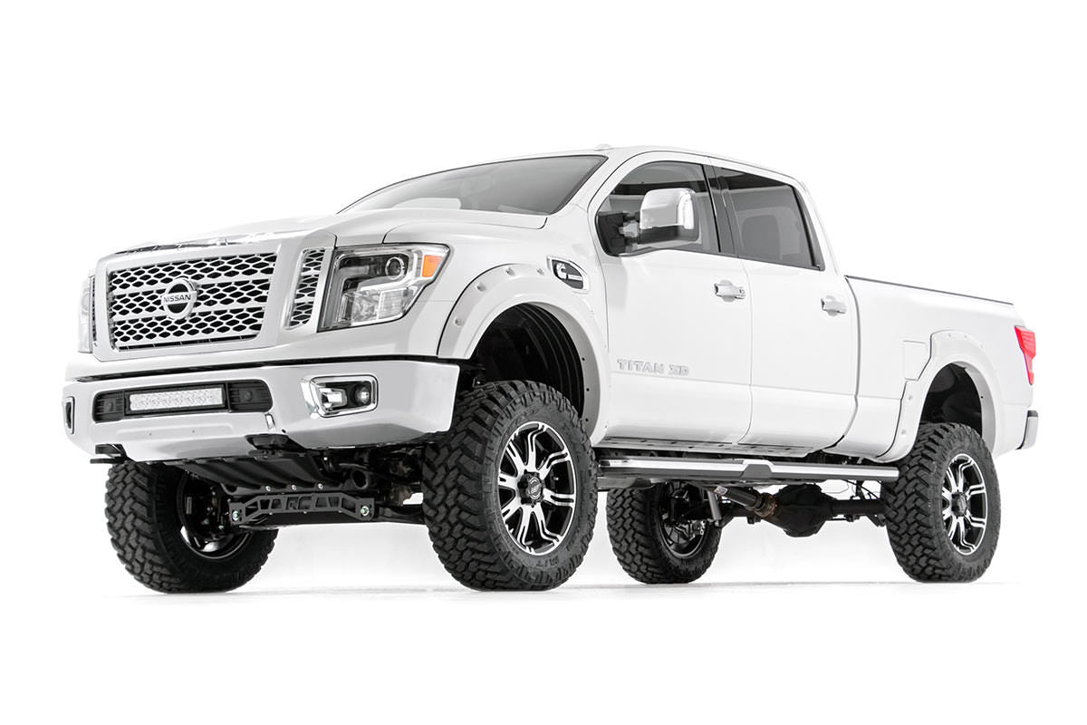 Rough Country 6in For Nissan Suspension Lift Kit 16-21 Titan XD 4WD -4