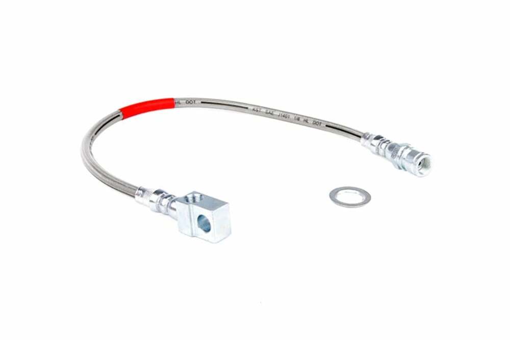 Rough Country GM Extended Rear Stainless Steel Brake Line 73-87 PU/73-91 SUV 89335S
