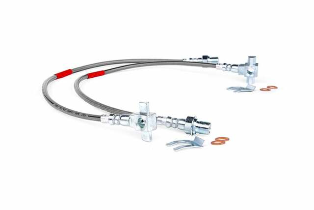 GM Extended Front Stainless Steel Brake Lines 71-78 PU/SUV -1