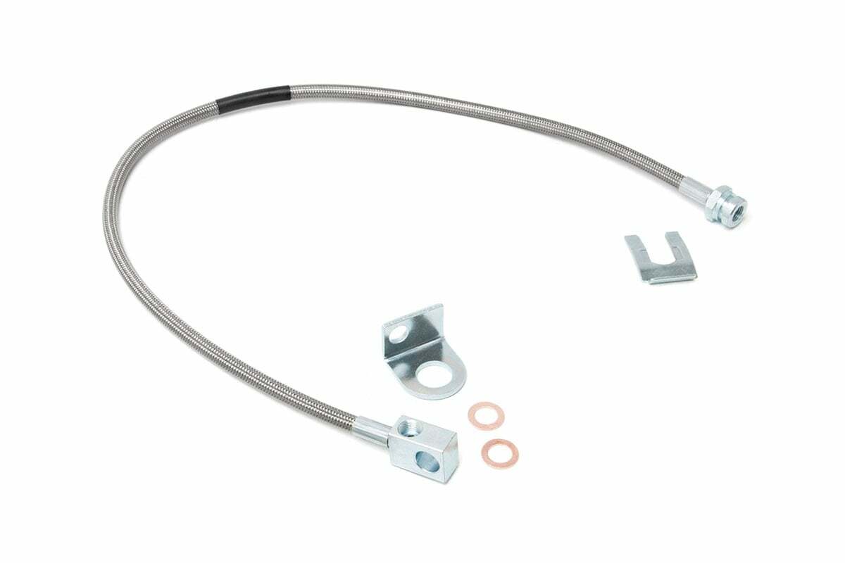 Extended Rear Brake Line Wrangler TJ YJ Cherokee XJ 83-06 -1