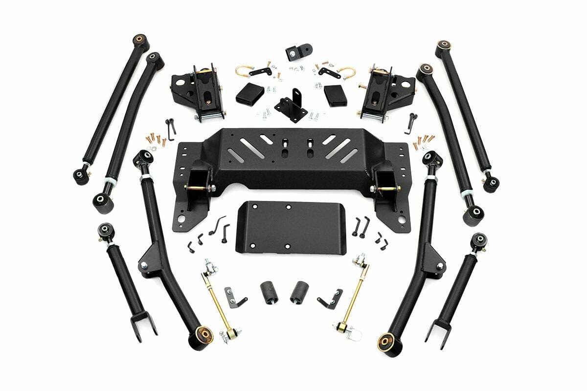 Rough Country 4" Long Arm Upgrade Kit For Jeep Grand Cherokee ZJ 1993-1998 -1