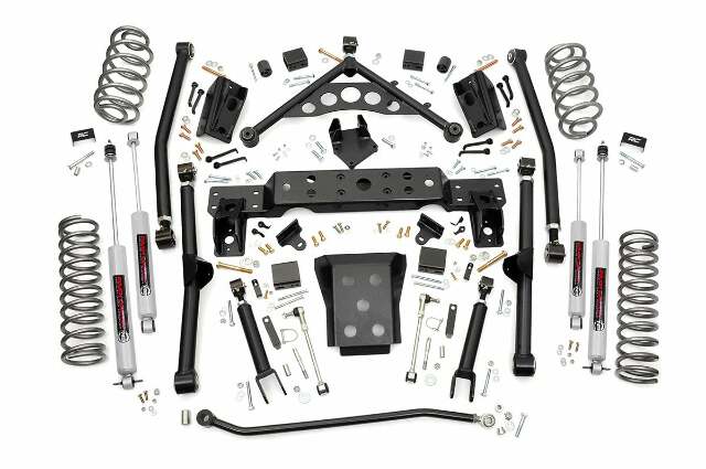 Rough Country 4" Long Arm Suspension Lift Kit for Grand Cherokee WJ 99-04 90820