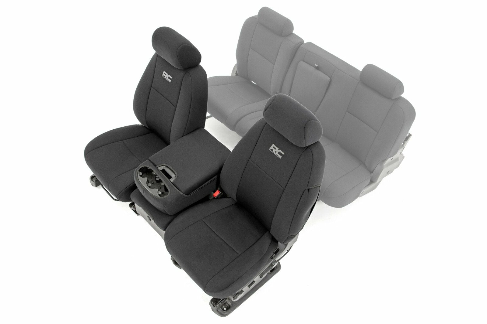 Rough Country GM Neoprene Front Seat Covers Black 07-13 1500 11-13 2500 91032