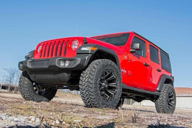 Rough Country 2.5" Lift Kit Coils M1 For Jeep Wrangler JL 4wd 18-22 91340