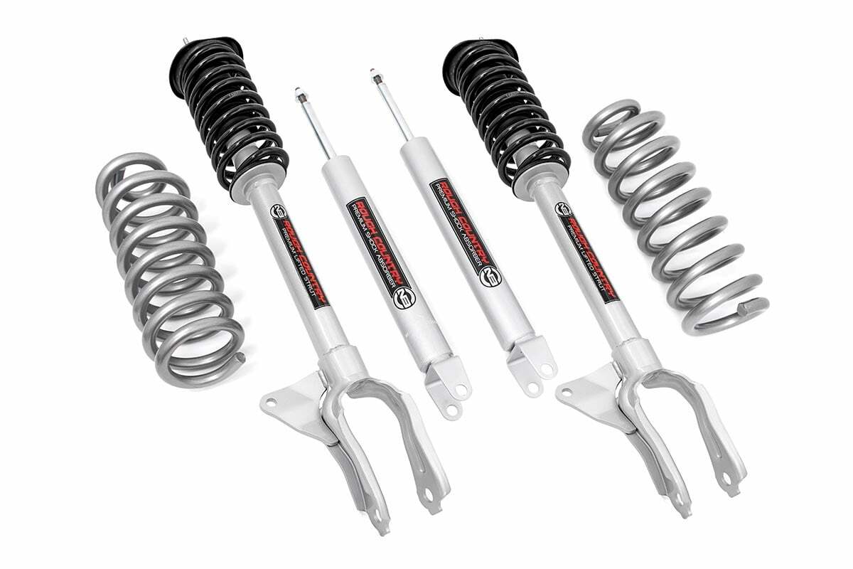 Rough Country for Jeep 2.5in Coil Spring Lift Kit 16-20 Grand Cherokee WK2 -1