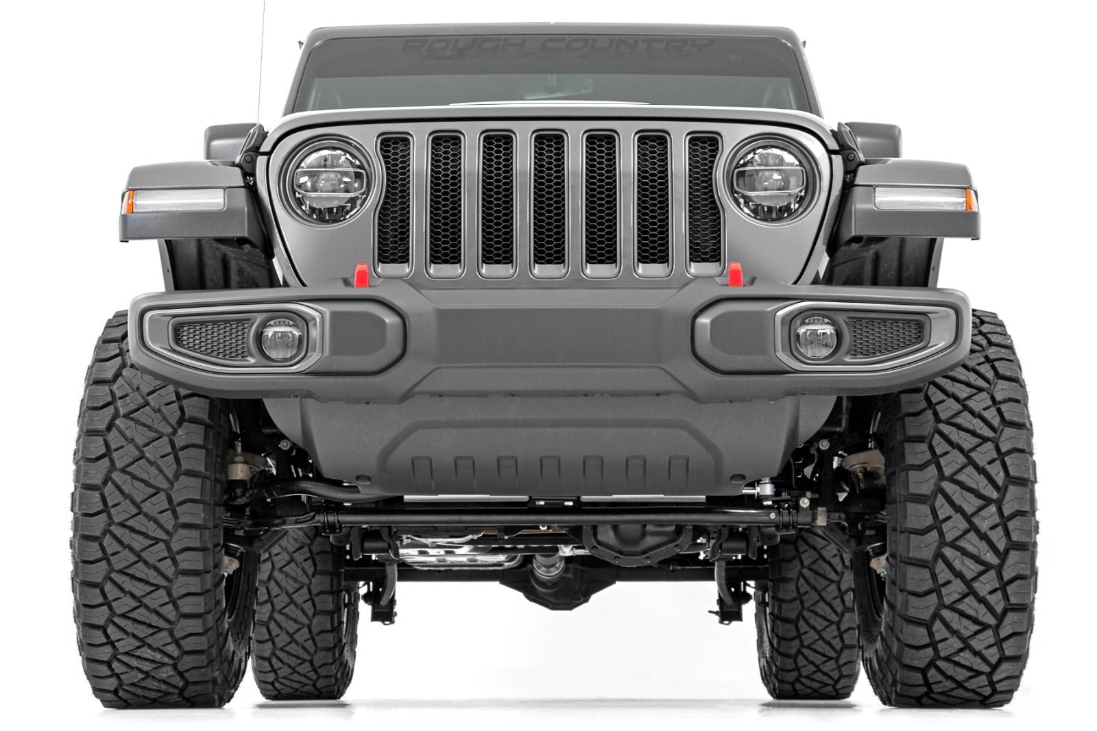 Rough Country 3.5" Lift Kit Adj Lower FR D/S for Jeep Wrangler JLU Rubicon 2024 -3