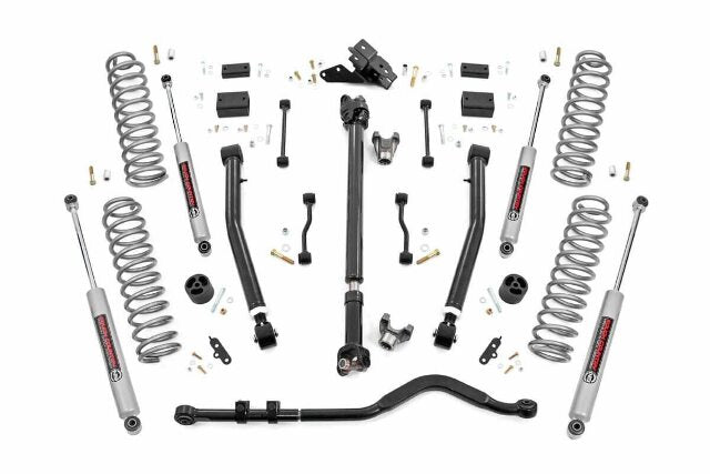 Rough Country 3.5" Lift Kit Adj LCA FR D/S for Jeep Wrangler JL Rubicon 2024 91830
