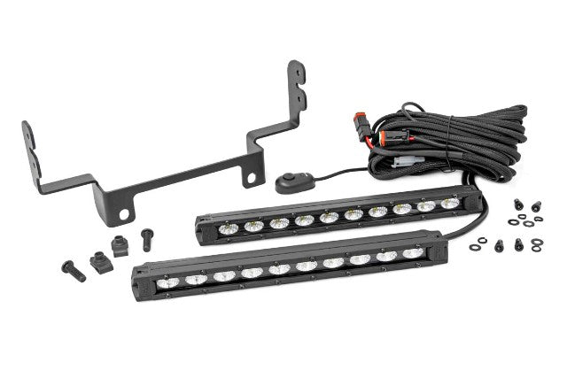 fits Honda Dual 10-inch Slimline LED Bumper Kit 16-20 Pioneer 1000 92004