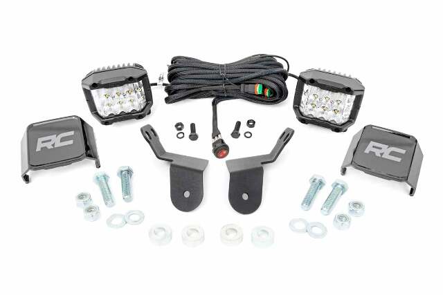 fits Honda Dual LED Cube Kit Honda Pioneer 1000/1000-5 (16-24) -1
