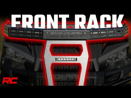 Front Cargo Rack Black LED 6" Light Honda Pioneer 16-21 -3
