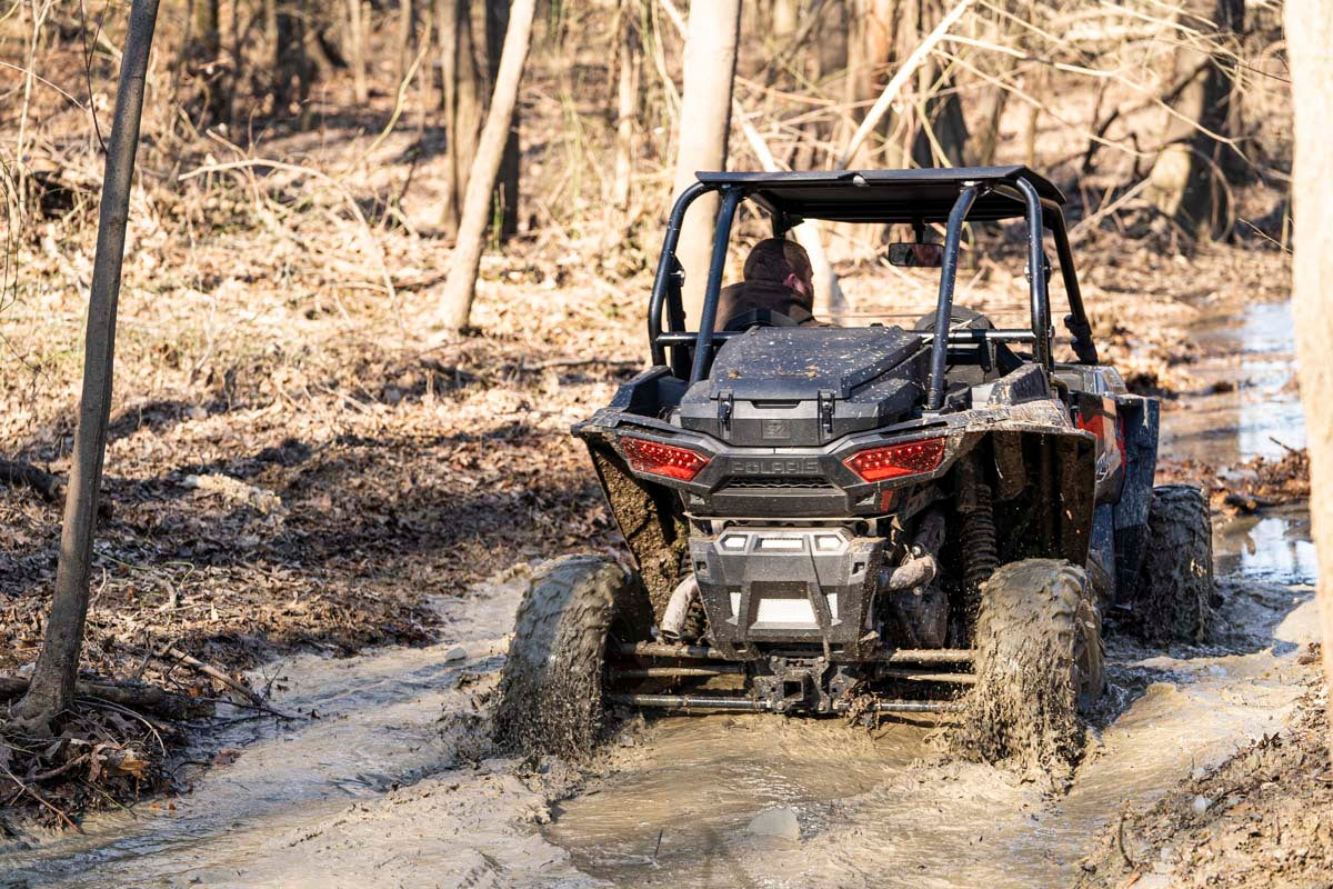 Rough Country Polaris 2in Receiver Hitch Plate 14-20 RZR 1000 93039