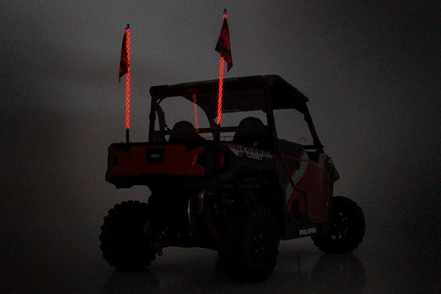 Polaris LED Whip Light Bed Mount 17-20 General/14-20 Ranger -5
