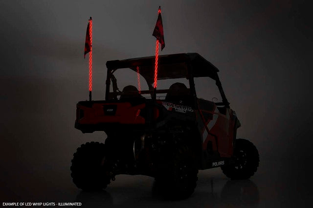 Polaris LED Whip Light Roll Cage Mounts RZR 1000XP Turbo -5