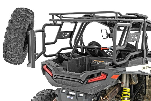 Rear Cargo Rack Spare Tire Mount Polaris RZR XP 1000/XP4 14-23 -3