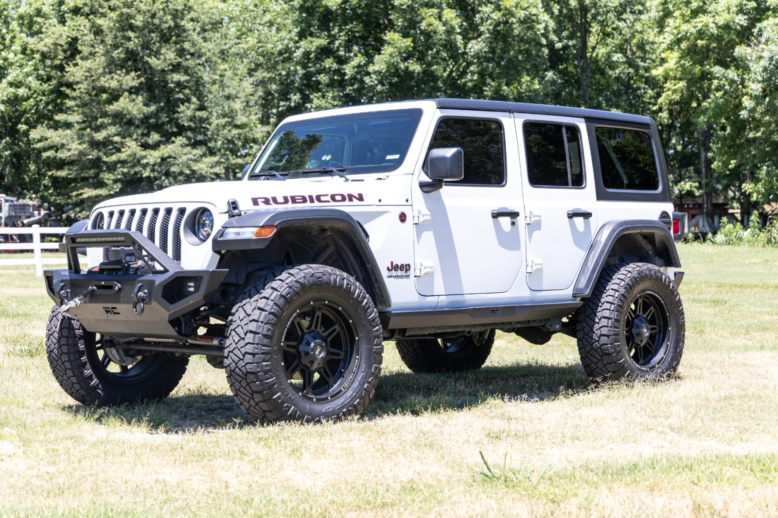 Rough Country 3.5" Lift Kit C/A Drop FR D/S for Wrangler Unlimited Rubicon 2024 -4
