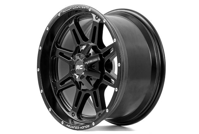 Rough Country 94 Series Wheel One-Piece Matte Black 20x10 8x6.518mm 94201010