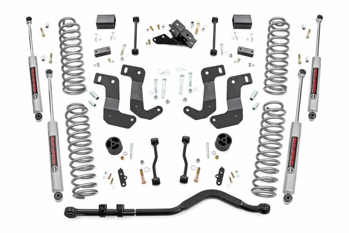 Rough Country 3.5" Lift Kit C/A Drop 2-Door for Jeep Wrangler JL 4WD 2024 -1