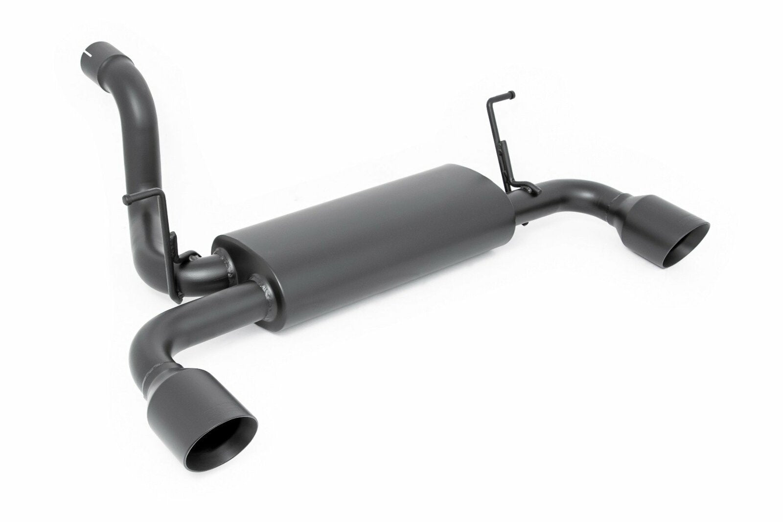 Rough Country Dual Outlet Performance Exhaust-Black Jeep Wrangler JL 18-23 96003