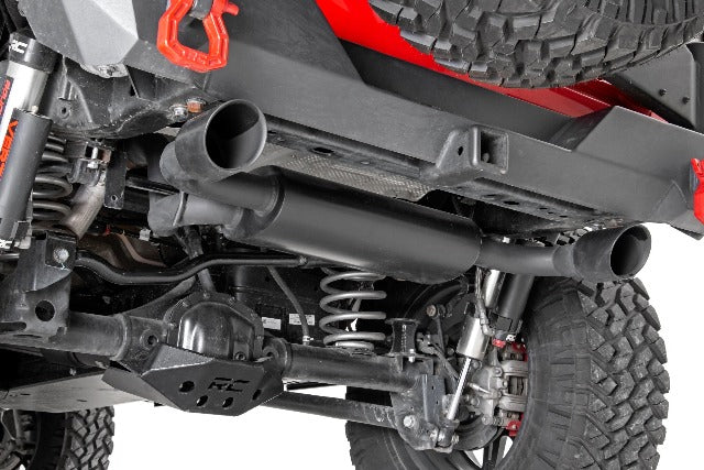 Dual Outlet Performance Exhaust-Black Jeep Wrangler JL 18-23 -5