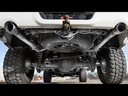 Dual Cat-Back Exhaust System w/Black Tips 15-20 F-150 96006