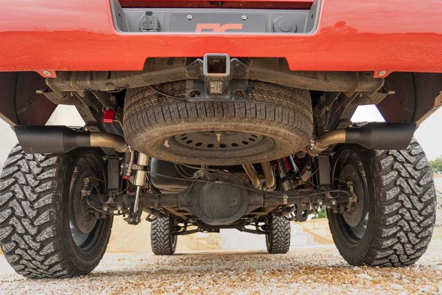 Rough Country Dual Cat-Back Exhaust System w/Black Tips 14-18 GM 1500 5.3L 96007