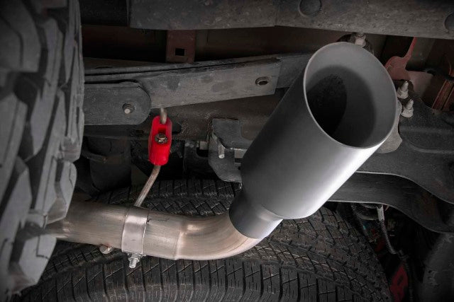 Rough Country Dual Cat-Back Exhaust System w/Black Tips 14-18 GM 1500 5.3L 96007