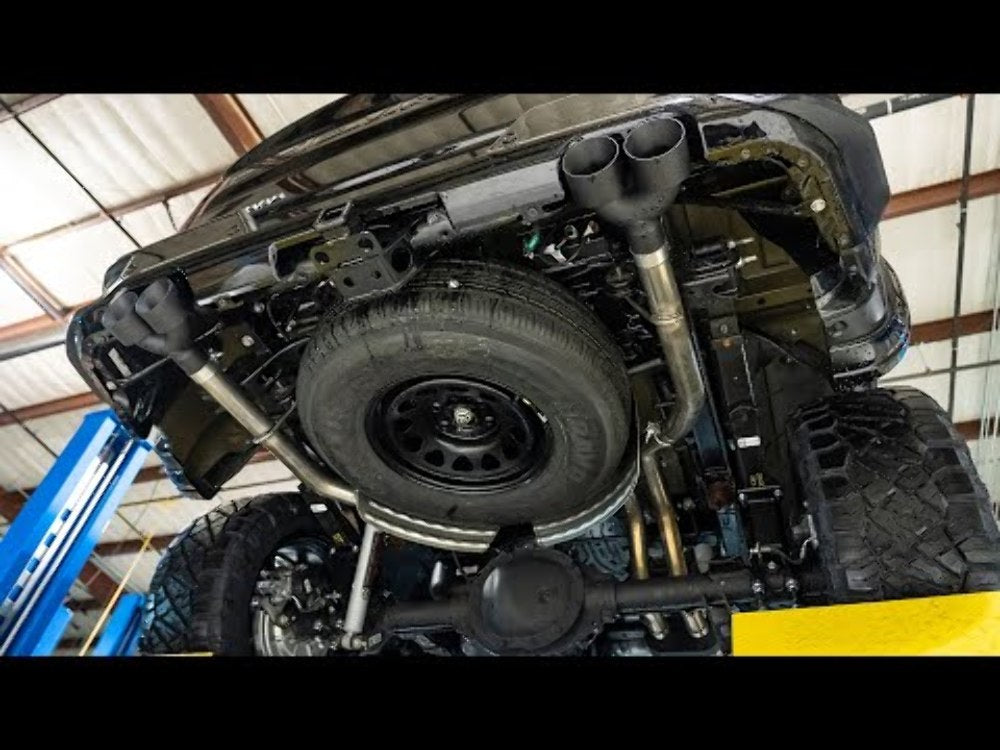 Rough Country Dual Cat-Back Exhaust System w/BLK Tips 19-20 Chevy/GMC 1500 5.3L 96011