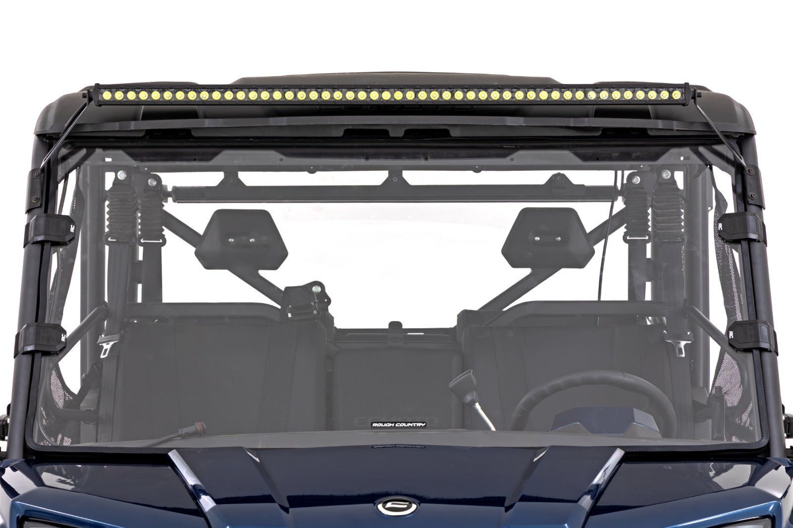 Rough Country LED Light Kit Front Mount 50" Black Single Row CFMOTO UFORCE 1000 -3