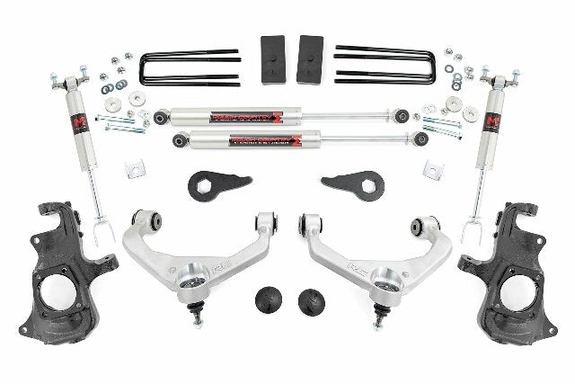 Rough Country 3.5" Knuckle Lift Kit M1 w/ Overloads Chevy/GMC 2500/3500HD 11-19