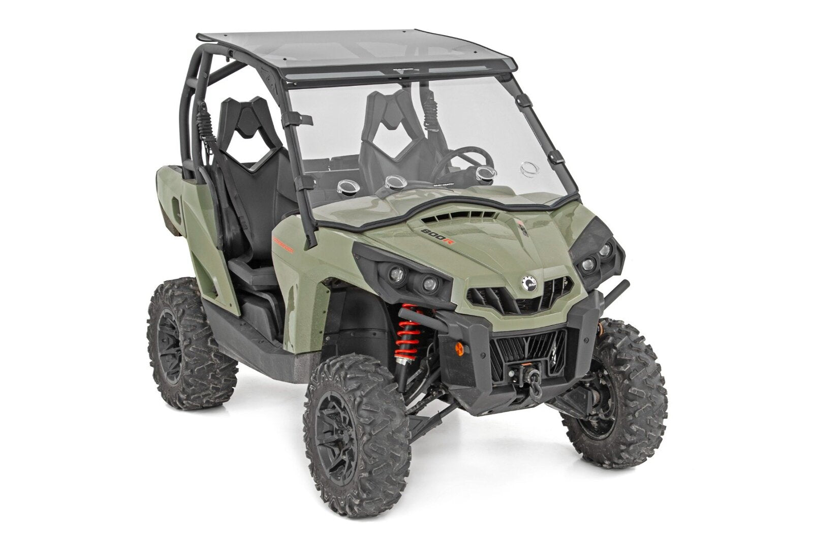 Rough Country Vented Full Windshield Scratch Resistant CanAm Commander Max 1000 98212030