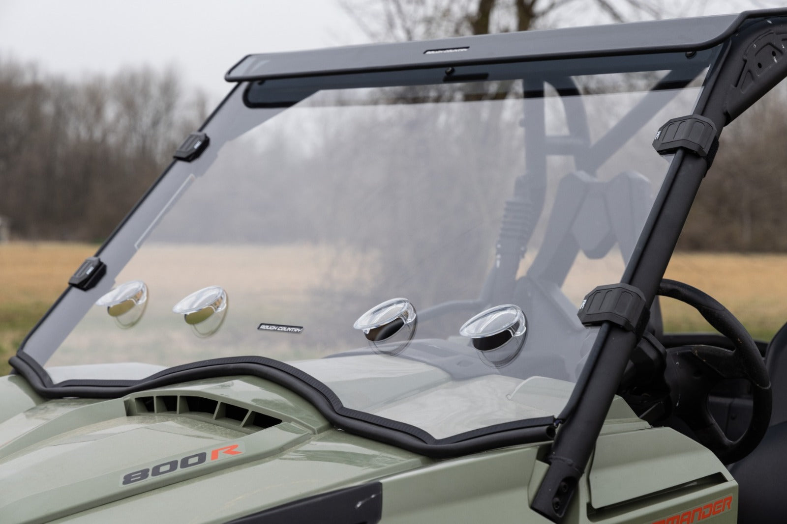 Rough Country Vented Full Windshield Scratch Resistant CanAm Commander Max 1000 98212030