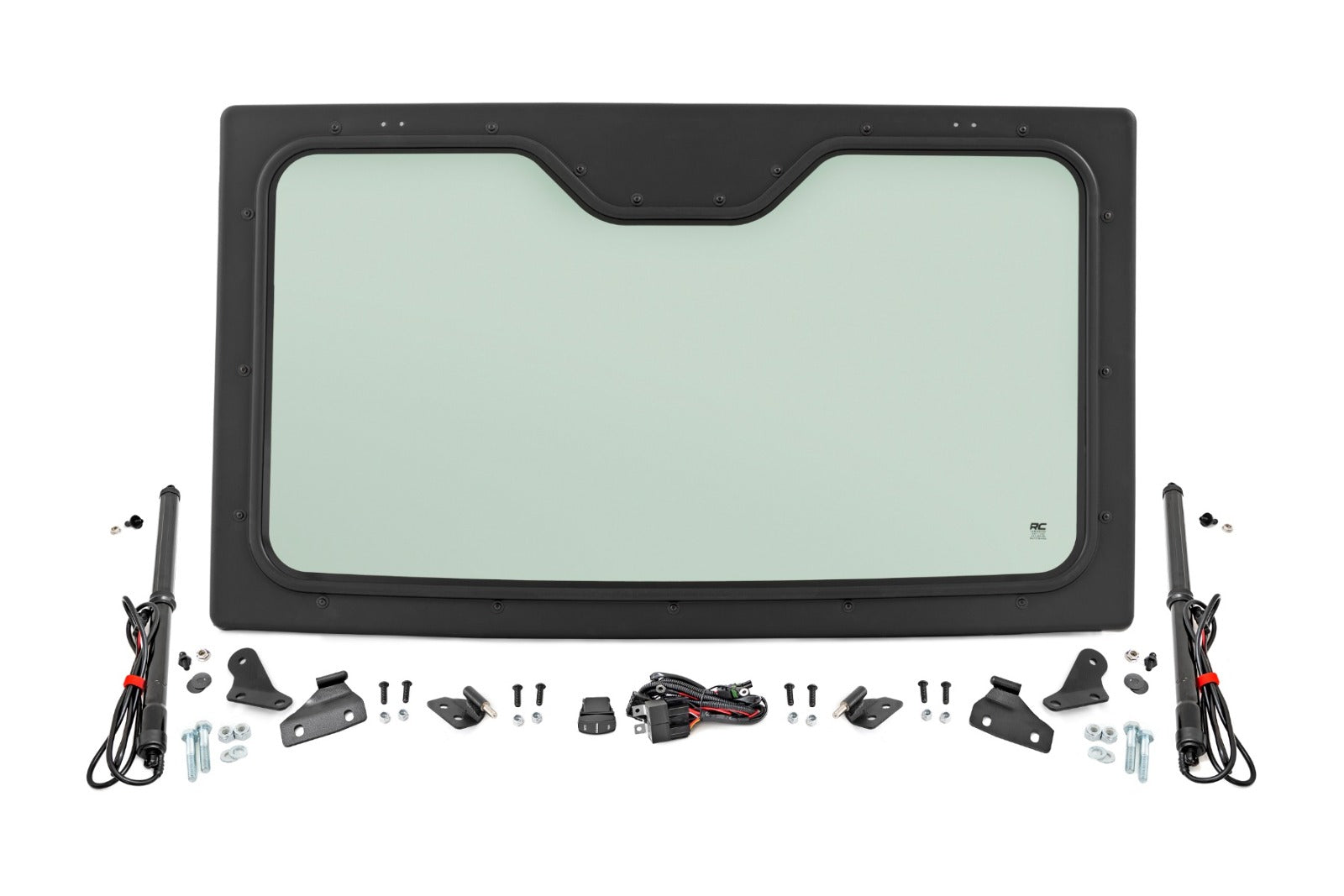 Rough Country Electric Tilt Windshield | Glass | Polaris Ranger XP 1000 -5