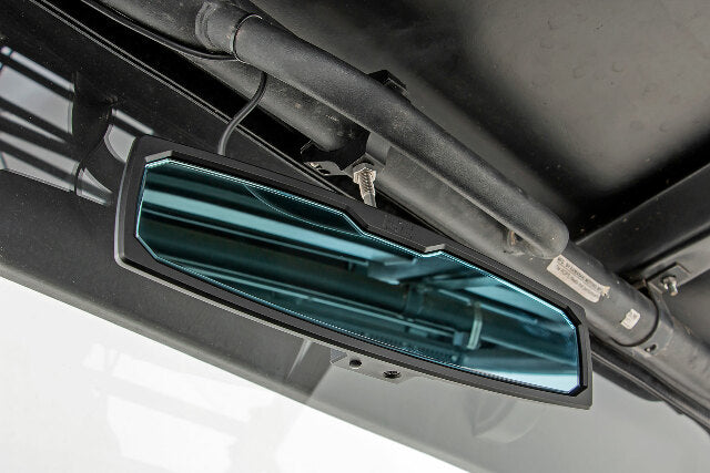 UTV Aluminum Rear View Mirror Dome Light 12" 1.75-2" Mount -4