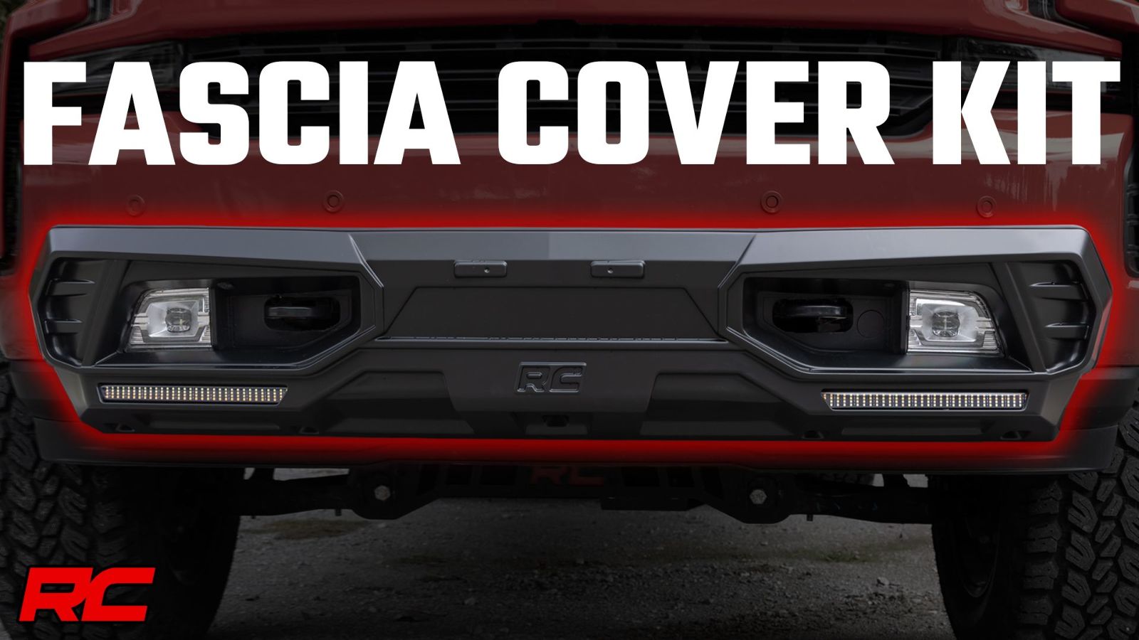 Rough Country LED Fascia Cover Kit Chevy Silverado 1500 2019-2021 99028