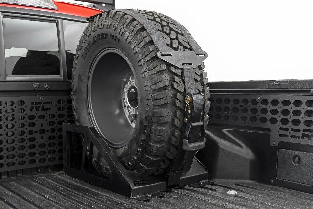 Bed Mount Spare Tire Carrier Universal Multiple Makes Models 99073