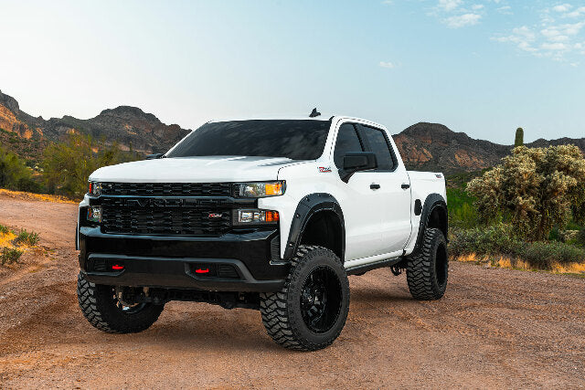 Defender Fender Flare Chevy Silverado 1500 19-23 Painted Black