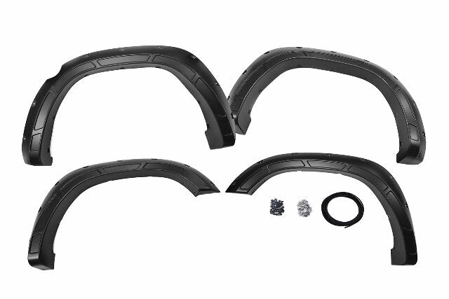 Rough Country Defender Fender Flares GW7 Bright White for Ram 1500 19-24 A-D10914-GW7