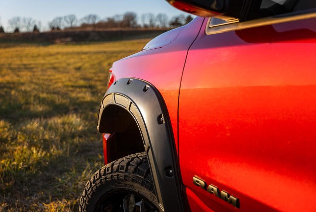 Rough Country Defender Fender Flares PBJ Hydro Blue for Ram 1500 19-26 A-D10914-PBJ