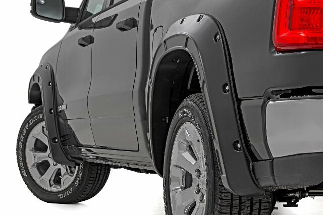 Rough Country Fender Flares Defender PW7 Bright White for Ram 1500 25-26 A-D319205-PW7