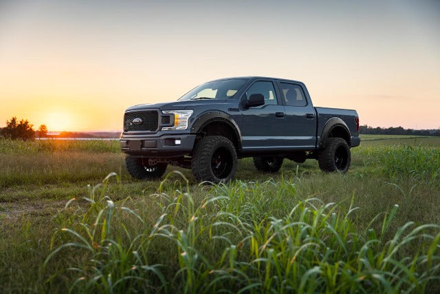 Rough Country Fender Flares Defender UM Agate Black for Ford F150 15-20 A-F11811-UM