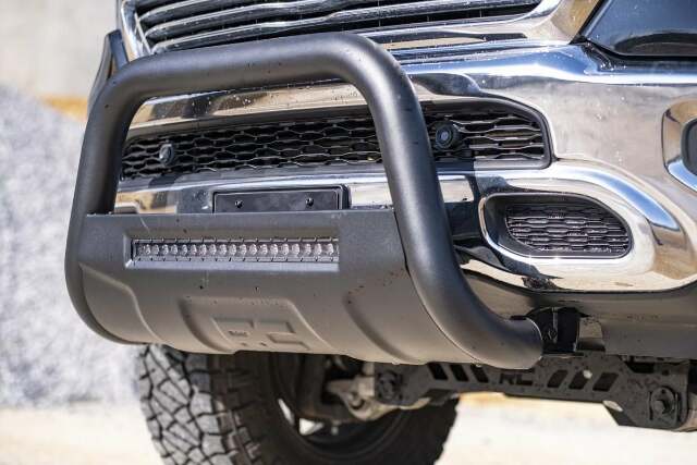 Dodge 09-18 Ram 1500 Bull Bar w/LED Light Bar Black -1