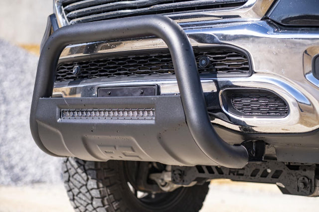 Dodge 09-18 Ram 1500 Bull Bar w/LED Light Bar Black -2