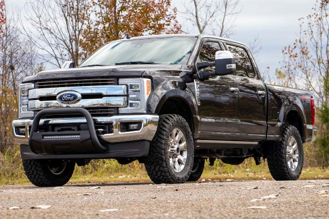 Ford 17-19 F-250 Bull Bar w/LED Light Bar Black B-F2017