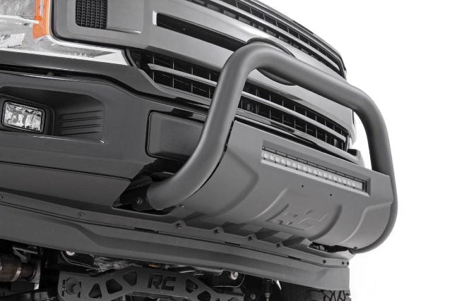 Ford 04-21 F-150 Bull Bar w/LED Light Bar Black -4