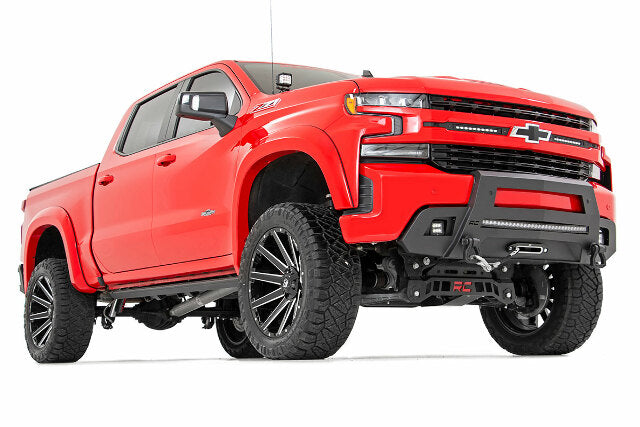 Rough Country SF1 Fender Flares Silver Chevy Silverado 1500 19-26 F-C319201A-GAN