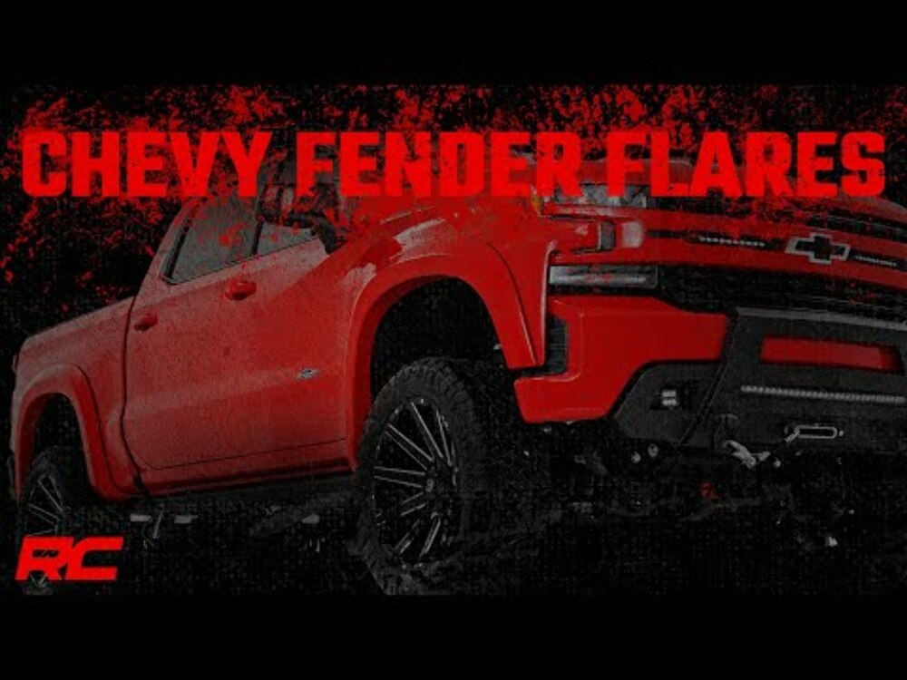 SF1 Fender Flares Chevy Silverado 1500 2WD/4WD 19-24 F-C319201A