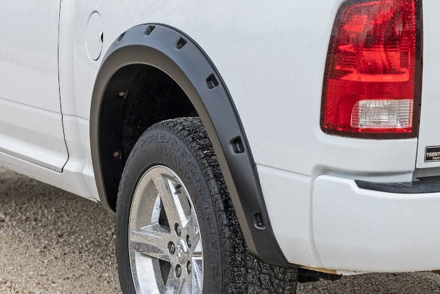 Rough Country Pocket Fender Flares PR4 Flame Red for Ram 1500 09-18 F-D10911B-PR4